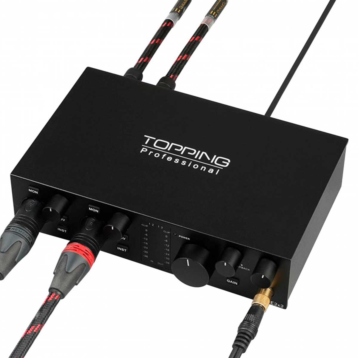 Topping Professional E2x2 - Interfaz audio USB - Zococity.es