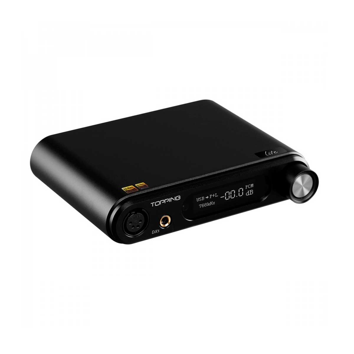  Topping DX5 Lite Decoder ES9068AS*2 DAC Amplificador de  auriculares DSD512 768kHz LDAC/USB/Óptica/Entrada COAXIAL XLR/RCA/0.250 in  Salida (7.1 * 5.8 * 1.8 in, Negro, 1) : Electrónica