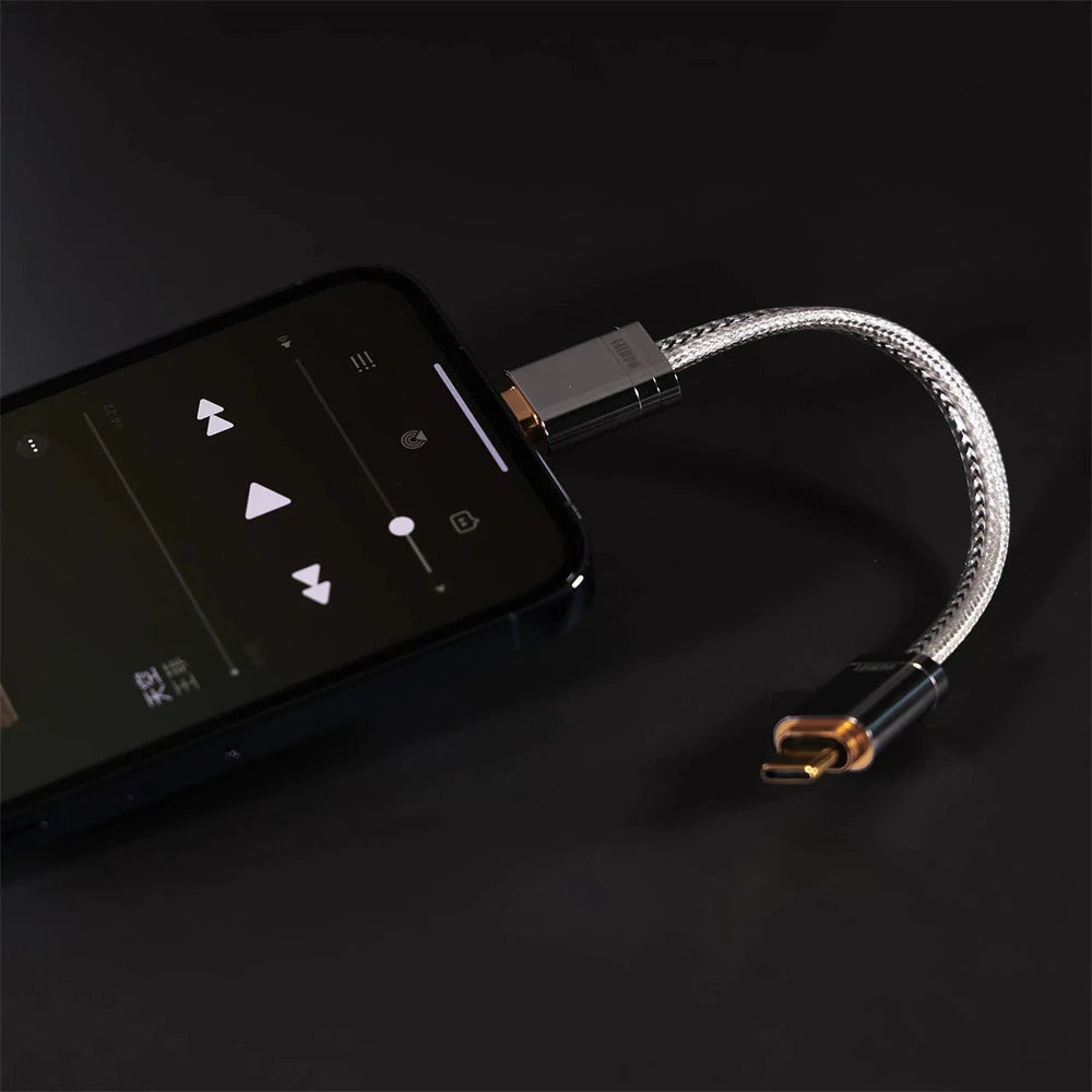 スマホアクセサリー ddHiFi MFi09S DD HiFi MFi09S Lightning to USB-C OTG Cable : ミミソラ