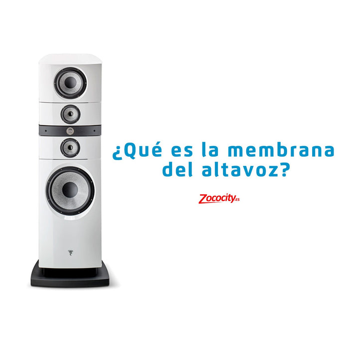 ¿Qué es la membrana del altavoz?