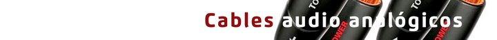 Cables audio analógico