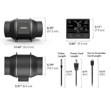 Load image into Gallery viewer, AC Infinity PRO T6 medidas
