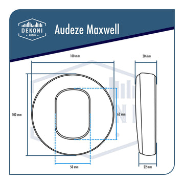Dekoni Audio Sheepskin Audeze Maxwell - Reacondicionado