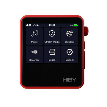 HiBy R2 II frontal rojo