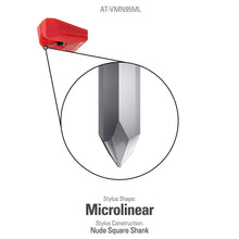 Cargar imagen en el visor de la galería, Audio-technica AT-VM95ML Aguja
