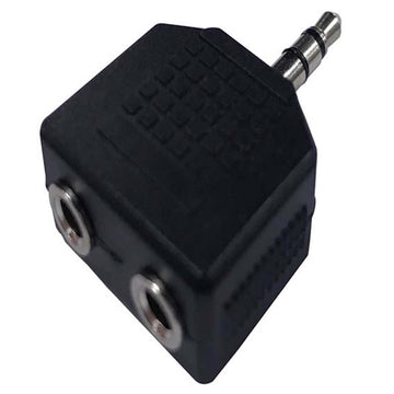 Audiocity adaptador de 3.5mm macho a 3.5mm hembra doble