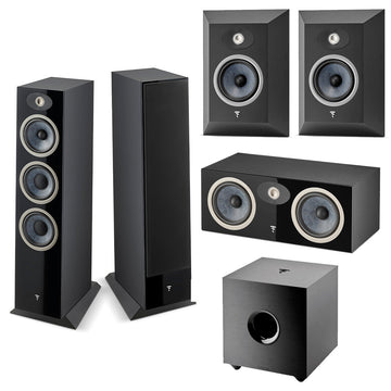 Pack de Focal Theva N3 + Theva Center + Theva Surround + SUB Cub EVO