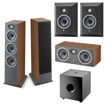Pack de Focal Theva N3 + Theva Center + Theva Surround + SUB Cub EVO