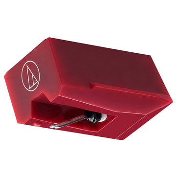 Cabezal Technics Con Cartucho Audio Technica AT3600L - Color Rojo, Compatible Con Varias Marcas De Tocadiscos