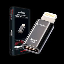 Cargar imagen en el visor de la galería, Audioquest adaptador Micro USB a Lightning editorial
