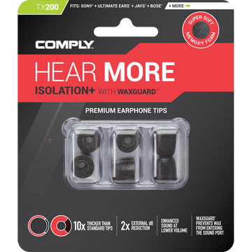 Comply Isolation+ Series TX-100 paquete