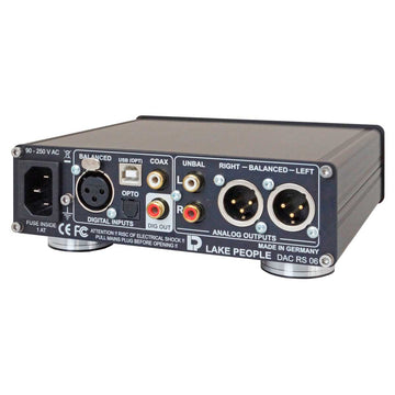 Lake People DAC RS06 conexiones perfil