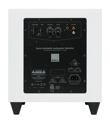 Dali SUB C-8D blanco conexiones