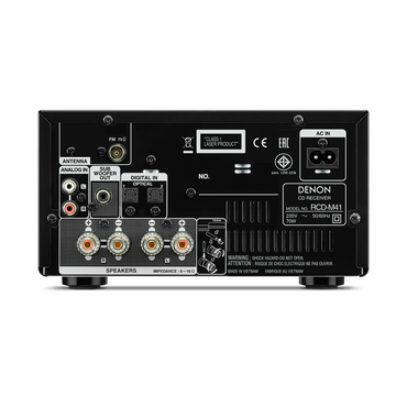 Denon DM41 trasera