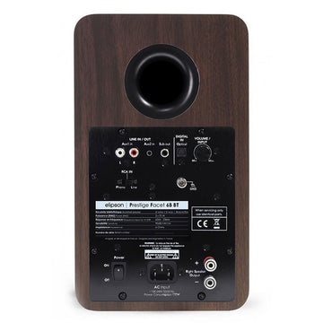 Elipson Prestige Facet 6B BT Phono walnut trasera