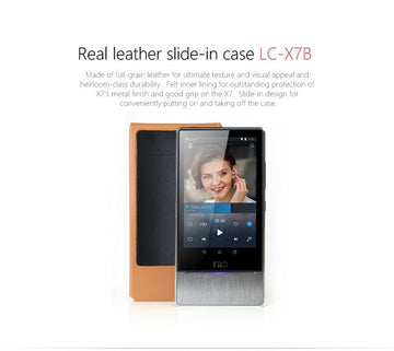 Funda Piel Fiio X7 frontal