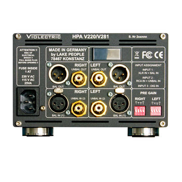 Vioelectric HPA V220 conexiones