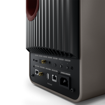 KEF LS50 Wireless II gris conexiones