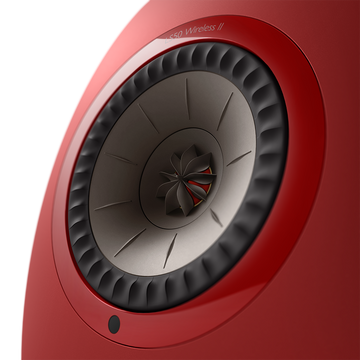 KEF LS50 Wireless II rojo detalle