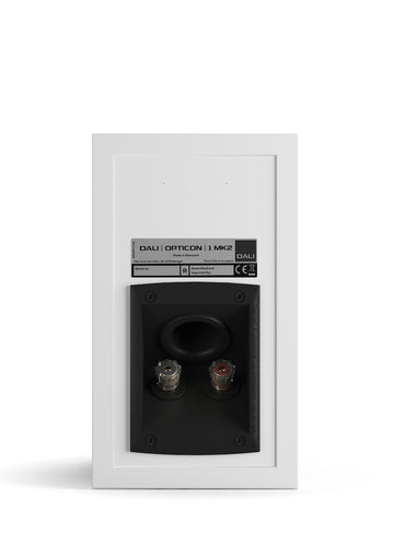 Dali Opticon 1 MK2 blanco conexiones