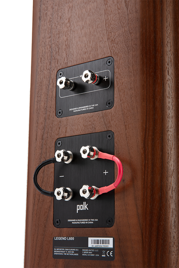 Polk Audio Legend L600 walnut trasera