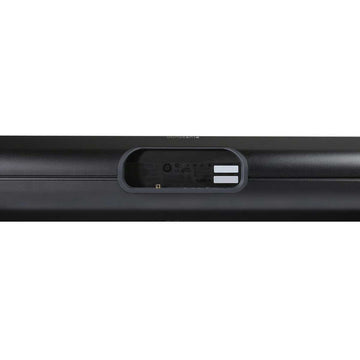 Bluesound PULSE SOUNDBAR+ negro detalle conexiones
