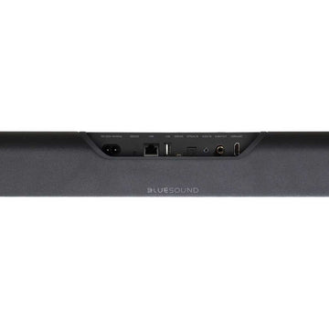 Bluesound PULSE SOUNDBAR+ negro conexiones