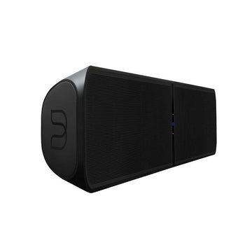 Bluesound PULSE SOUNDBAR+ negro perfil izquierda