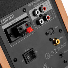 Cargar imagen en el visor de la galería, Edifier R1280DBs marrón conexiones
