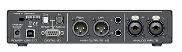 RME ADI-2 Pro FS R Black Edition conexiones