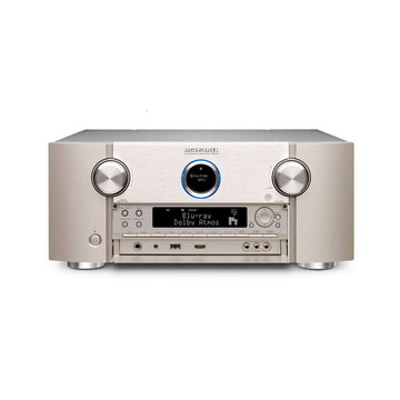 Marantz SR8015 frontal pantalla Plata/Oro