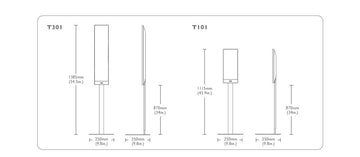 KEF T Stand medidas