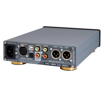 Vioelectric DAC V850 plata conexiones perfil